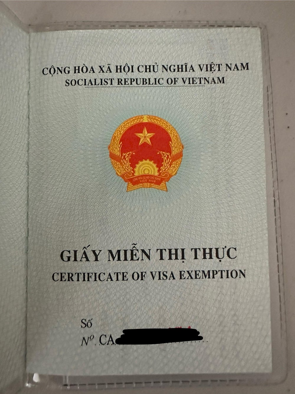 You will receive either a booklet or a stamp physically in the passport 